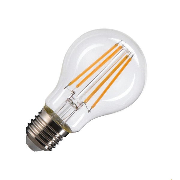 LED Filament Lampe E27 Birne - A60 7,5W 800lm 2700K dimmbar 320° CRI90 Einerpack