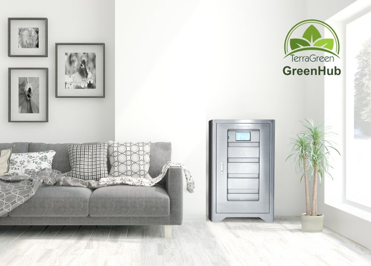 TerraGreen - GreenHub Premium-Set: Leistungsstarker 20 kWh Batteriespeicher – modular erweiterbar bis 40kWh, Energiemanagement-System & 14 kWh Wechselrichter. Für Photovolaikanlagen.  –  Angebot für Privatkunden