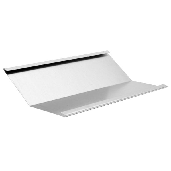 Dachrandprofil aus Metall, gewinkelt mit Umschlag.