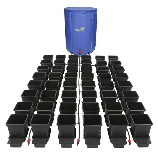 Autopot 48er Bewässerungssystem – Komplettset mit 400 Liter Tank, Automatisches Gießsystem für stressfreies, platzsparendes und stromfreies Pflanzenwachstum