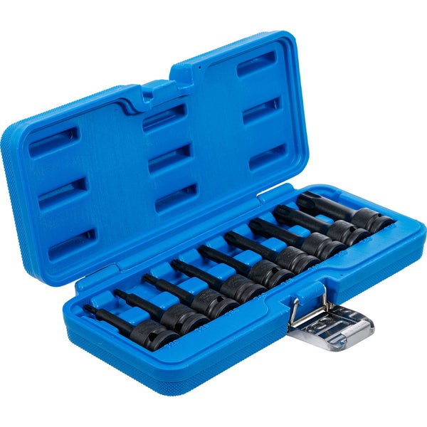 BGS Kraft-Bit-Einsatz-Satz Antrieb Innenvierkant 12,5 mm (1/2) T-Profil (für Torx) T20 - T70 9tlg. - 5480