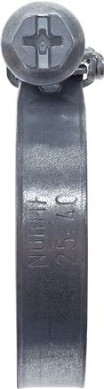 9mm Schlauchschelle 8 - 12mm, Stahl verzinkt (W1) (NORMA), ersetzt 158 A-E