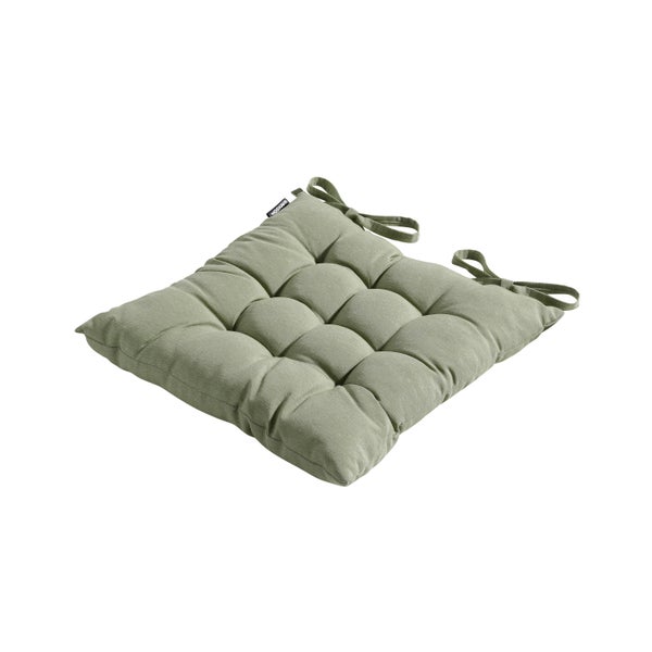 Sitzkissen Tuscany Panama Salbei - Ca. 46x46 cm - 4er-Set