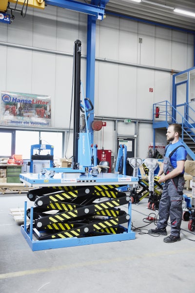 Hanselifter Hubtisch TRSHT 380V Hubhöhe 3000mm Tragkraft 1000kg