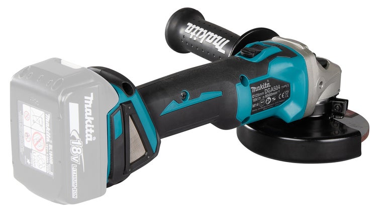Makita Akku Winkelschleifer mit 125 mm Durchmesser