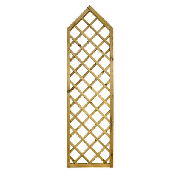 Holz Rankhilfe mit Gitter