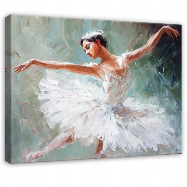 Leinwandbild Abstrakt Frau Ballerina Schlafzimmer Wohnzimmer Bilder 100x70 cm