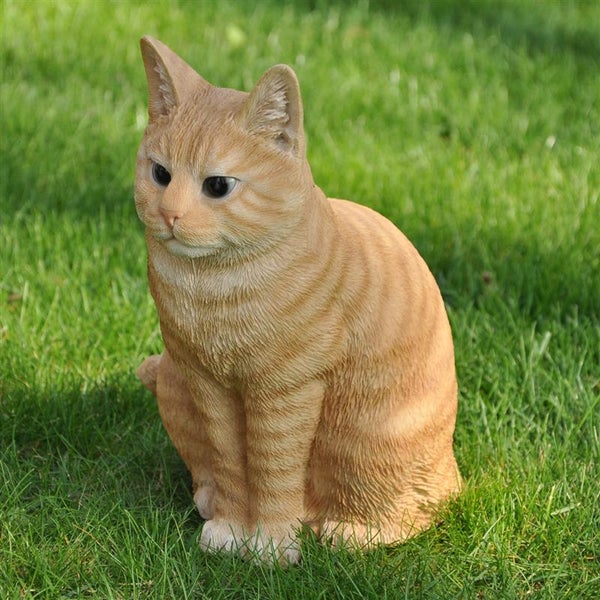Gartenfigur Dekofigur Katze 29cm