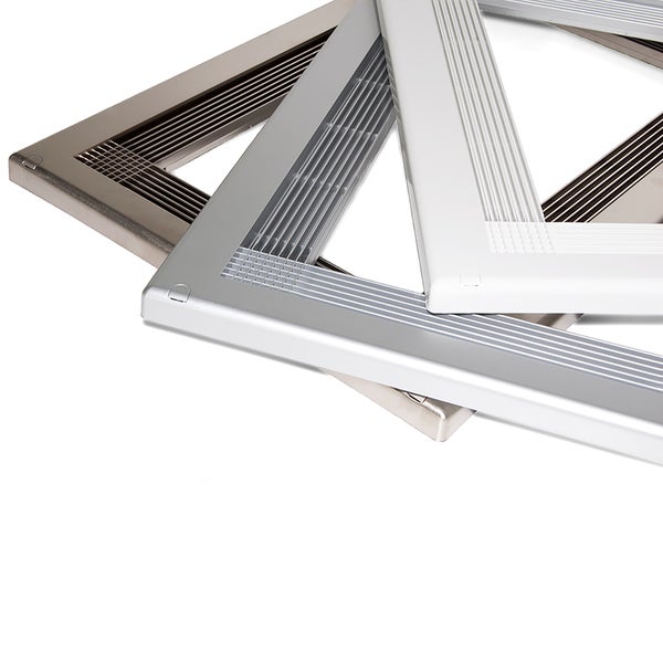 Lüftungsgitter aus Metall und Kunststoff für Wand oder Decke in verschiedenen Ausführungen.