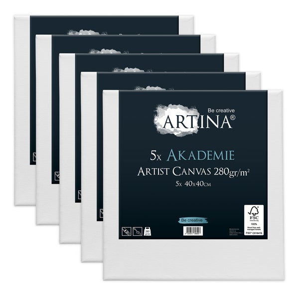 Artina Akademie Keilrahmen 40x40cm FSC (5tlg)
