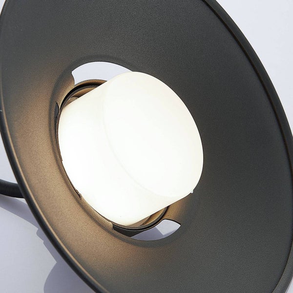 Lindby LED Außenleuchte Cassia (spritzwassergeschützt (Modern) in Schwarz aus Aluminium (1 flammig, ) - Pendelleuchte außen