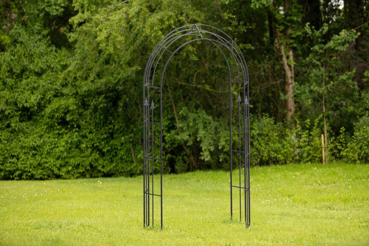 Rosenbogen ELEO Cosenza 140x29x235 cm Metall anthrazit - pulverbeschichtet schwarz