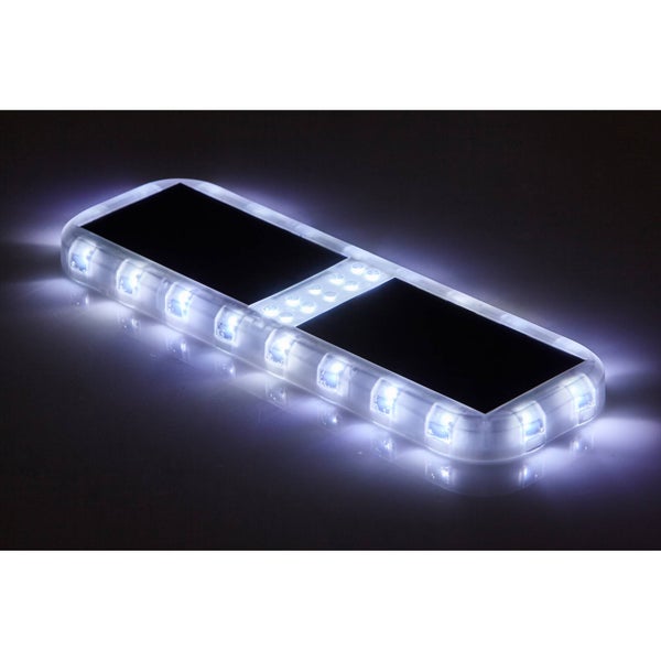 Solarbetriebene LED-Bodenleuchte in flacher, rechteckiger Form mit eingebauten Solarzellen und mehreren Leuchtdioden für Garten und Wege.
