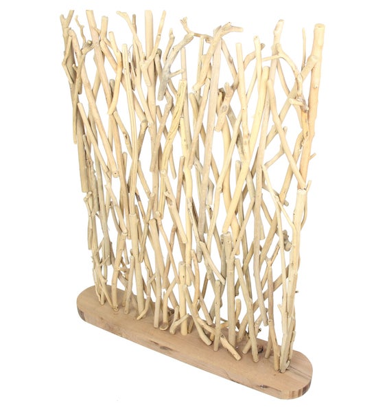 FRANK FLECHTWAREN | Dekoelement Treibholz, TREIBHOLZ, HOLZ, 75 x 14 x 90 cm