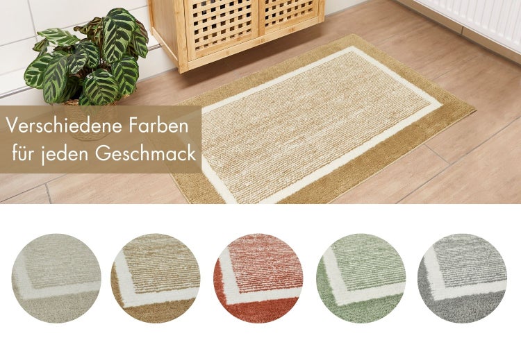 Badematte Maui 50 x 80 cm in Taupe
