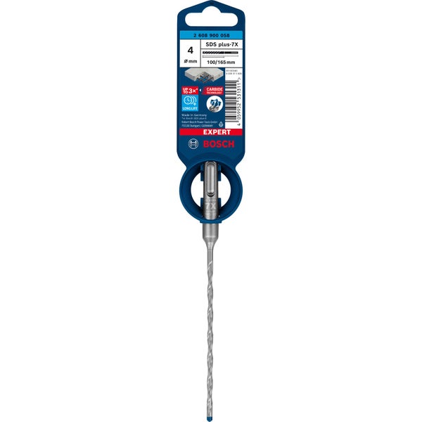 Bosch Expert SDS plus-7X Hammerbohrer, Durchmesser 4 mm