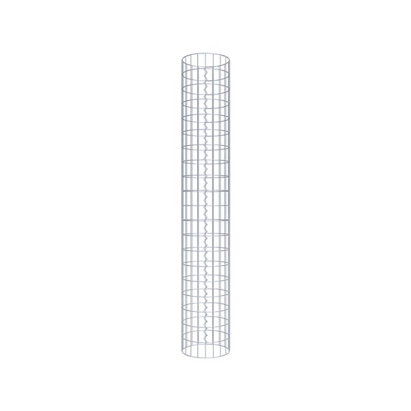 Gabionensäule Durchmesser 32 cm, MW 5 x 10 cm rund - Höhe: 2,00 m
