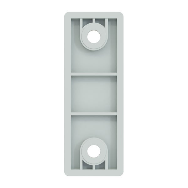 Geiger Kurbelhalter | für 12-17 mm Kurbeln | Wandabstand 25 mm | Kunststoff | grau