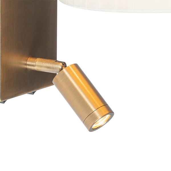 Wandleuchte mit verstellbarem Spot