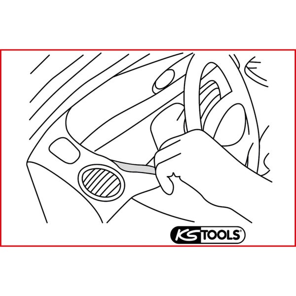KS TOOLS Kunststoffkeil-Satz 5tlg. - 911.8120