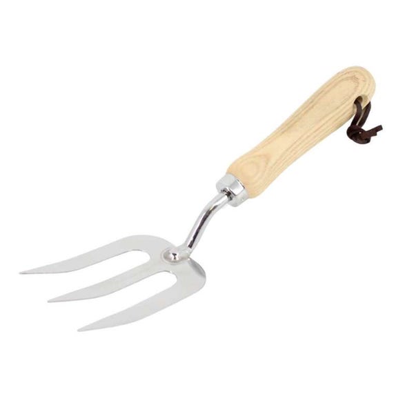 Pflanzgabel (Edelstahl) mit Holzgriff