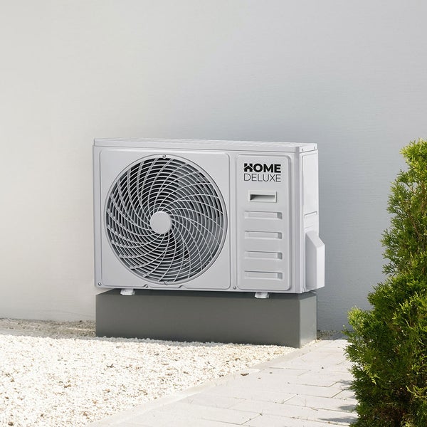 Home Deluxe - Wärmepumpe KAMI - Wärmeleistung: 6 kW, Schallleistung: 44 dB, Temperaturbereich 5 - 35 Grad I Heizpumpe Wärmeaustauscher Effizienzheizung