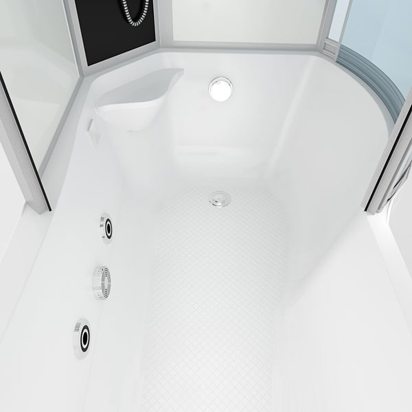 Whirlpool Wanne Duschkabine sw K50-L32-WP 170x100