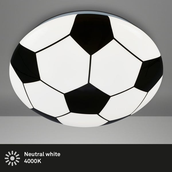 LED Fußballlampe Deckenlampe Kinderzimmerlampe 12W Ø27,5cm Briloner