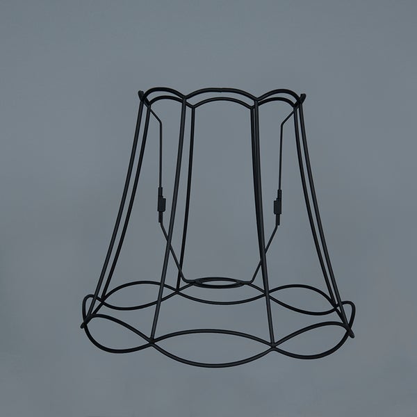 Lampenschirm aus Metall schwarz 30/26 - Granny Frame