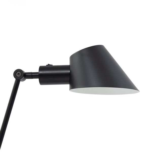 Lindby Tischlampe Corali (Modern) in Schwarz aus Metall (1 flammig, E27) - Tischleuchte Schreibtischlampe Nachttischlampe Wohnzimmerleuchte