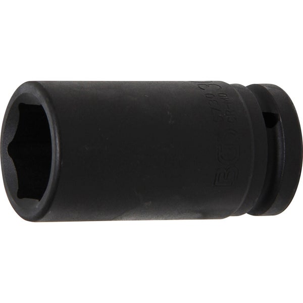 BGS Kraft-Steckschlüssel-Einsatz Sechskant tief Antrieb Innenvierkant 20 mm (3/4) SW 30 mm - 5730