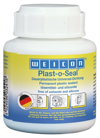 WEICON Plast-o-Seal® | dauerplastische Universaldichtung | 120 g | blau (fluoreszierend)