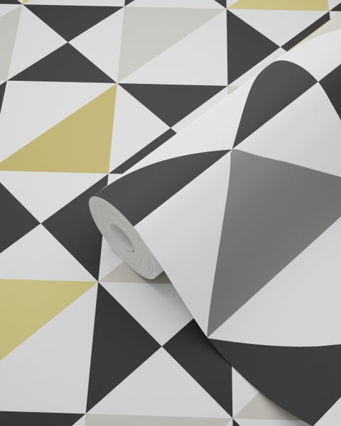 Rolle Tapete mit geometrischem Dreiecksmuster