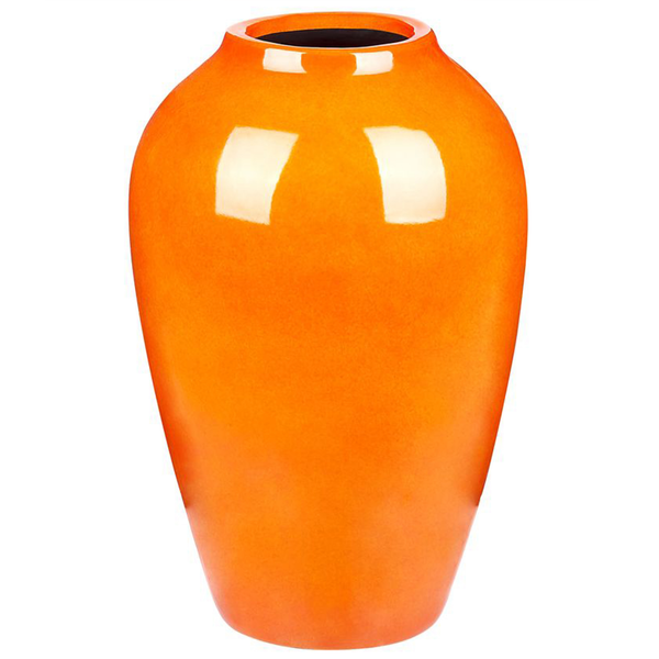 Blumenvase TERRASA Keramik 39 cm Orange