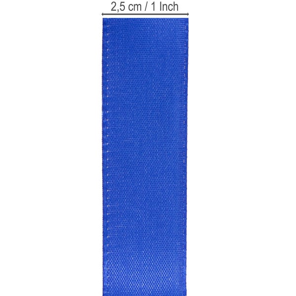 Blaues Geschenkband, 2,5 cm breit