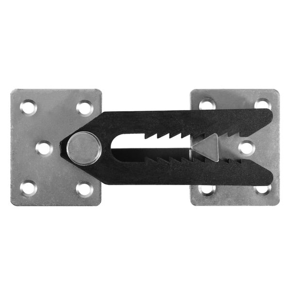 Bettverbinder aus Metall zur stabilen Verbindung von Bettrahmenbauteilen