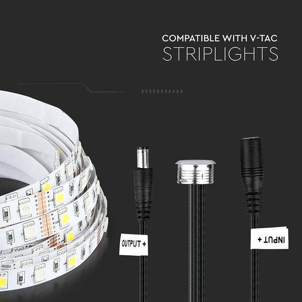 LED-Lichtstreifen mit Eingangs- und Ausgangsstecker