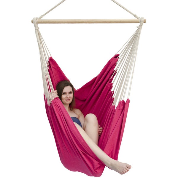 XXL Hängesessel Relaxsessel 185x130cm bis 150kg Orchideenfarben