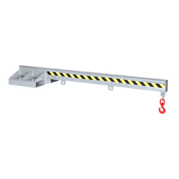 Schwenkarm mit Haken für Hebevorrichtungen