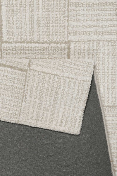 Teppich Creme Beige aus Naturfasern Lasse WECONhome 170x240 cm