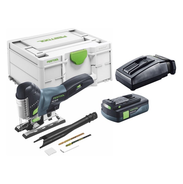 Festool Carvex Stichsäge Set mit Systainer, Akku und Ladegerät