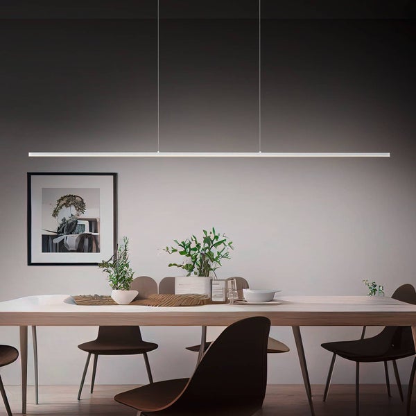 quitani LED Margita dimmbar (Modern) in Alu aus Aluminium (1 flammig, ) Wohnzimmerleuchte