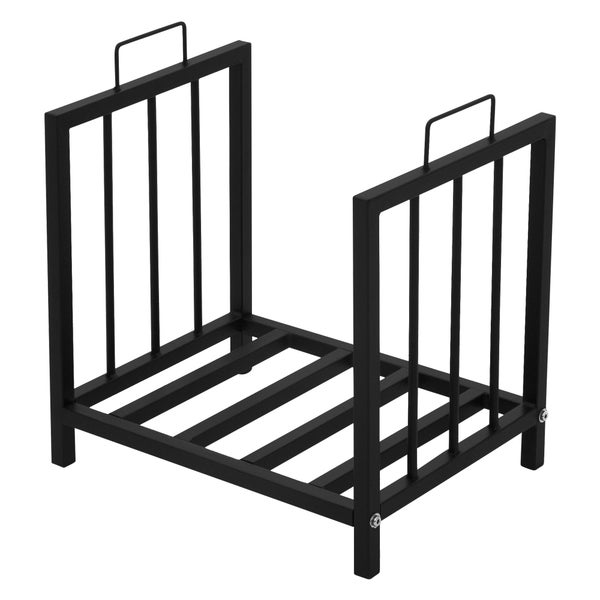 ML-Design Kaminholzregal 43x46x33 cm rechteckig, Schwarz,