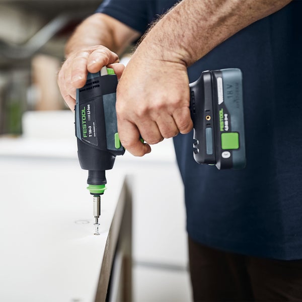Festool Akku-Bohrschrauber T 18+3 HPC 4,0 I-Set / 2x 4,0 Ah Akku + Ladegerät + Zubehör im Systainer - 577609