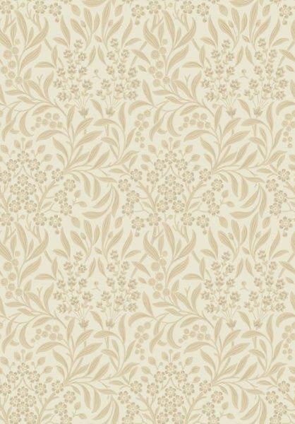 Borastapeter Tapete Blumen Sandbeige - 53 cm x 10.05 m - 660025