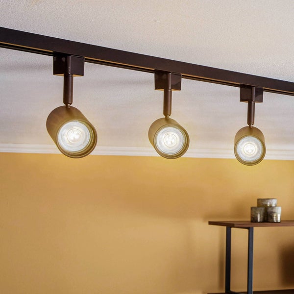 PRIOS Stromschienenleuchte Jorell (Modern) in Schwarz aus Aluminium (3 flammig, GU10) - 1-Phasen Stromschiene Stromschienenstrahler Wohnzimmerleuchte