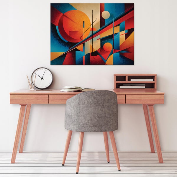 Leinwandbild Abstrakt Pop Art Schlafzimmer Wohnzimmer Bilder 120x80 cm