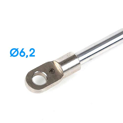 Metallöse mit einem Durchmesser von 6,2 Millimetern von Homefavorit.
