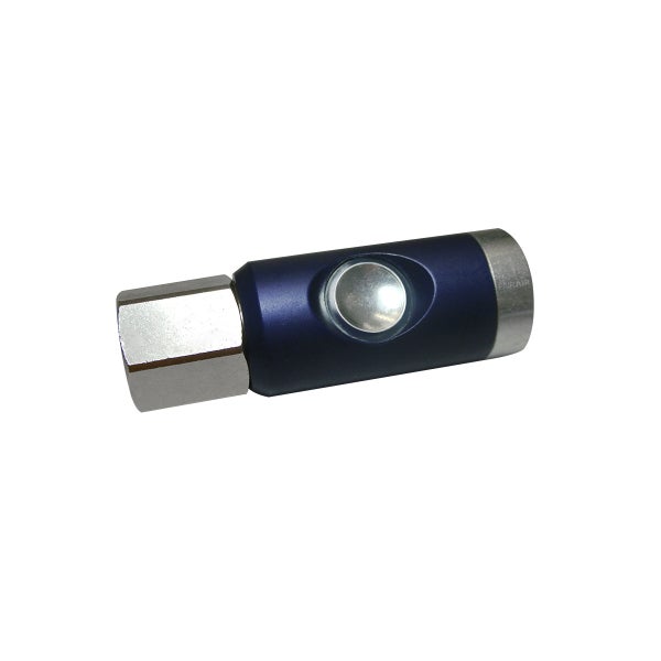FAIRAIR Sicherheitskupplung SSK-7,4-3/8I, G 3/8 Innengewinde drehbar NW 7,4, eloxiert, FA60015