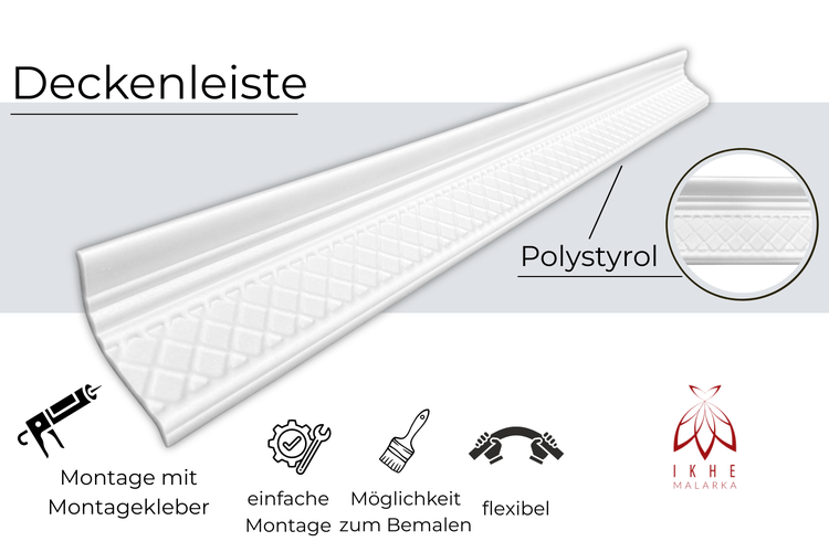 Deckenleiste aus Polystyrol